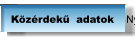 Közérdekű  adatok