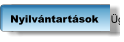Nyilvántartások
