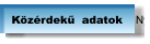 K�z�rdek�  adatok
