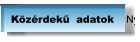 Közérdekű  adatok