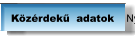 Közérdekű  adatok