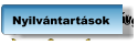 Nyilvántartások