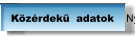 Közérdekű  adatok