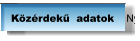 Közérdekű  adatok